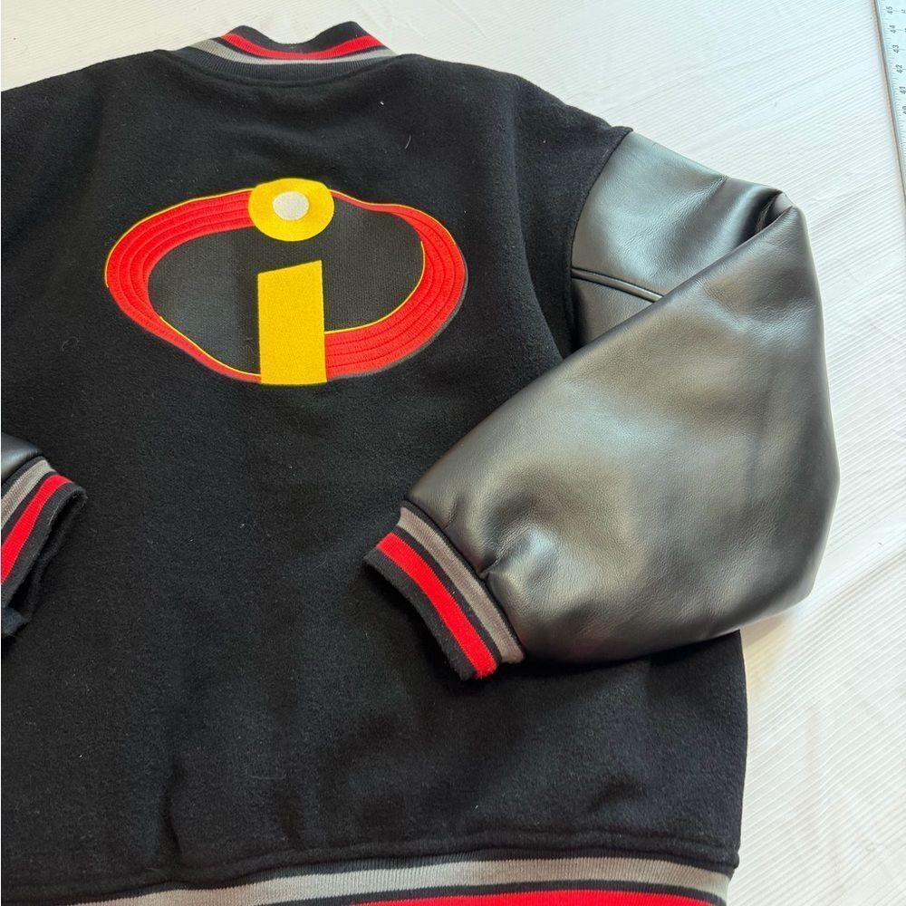 Vtg Disney Store Pixar The Incredibles Letterman Varsity Style Jacket Mens Sz XL - Picture 11 of 14